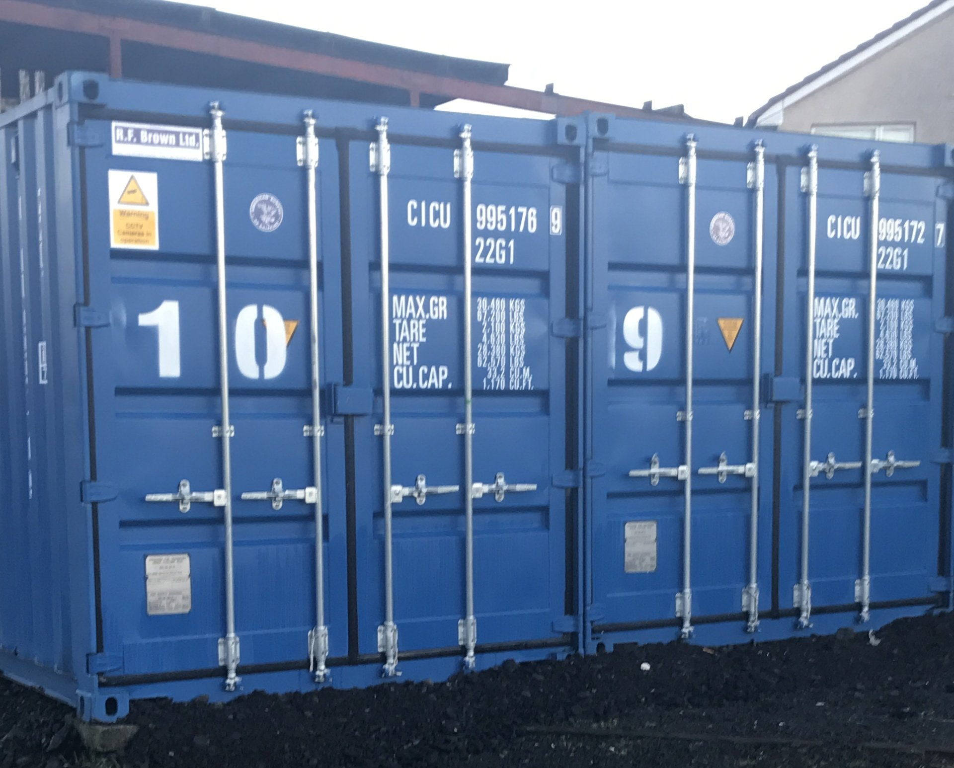 Storage containers for hire